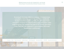 Tablet Screenshot of browning-associates.com